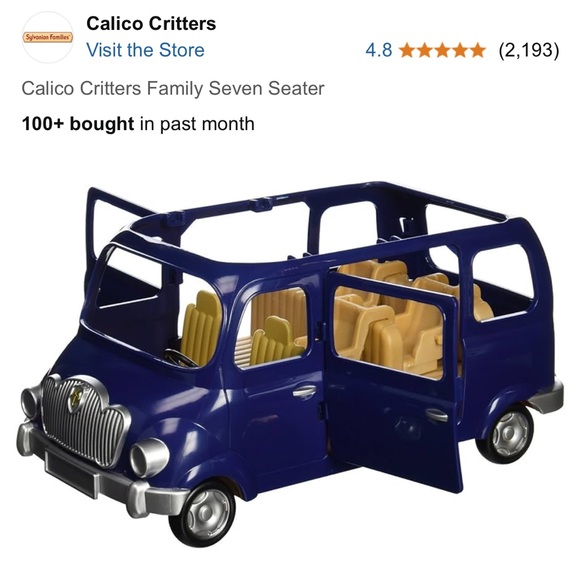 Calico Critters Family Seven Seater - Picture 1 of 8